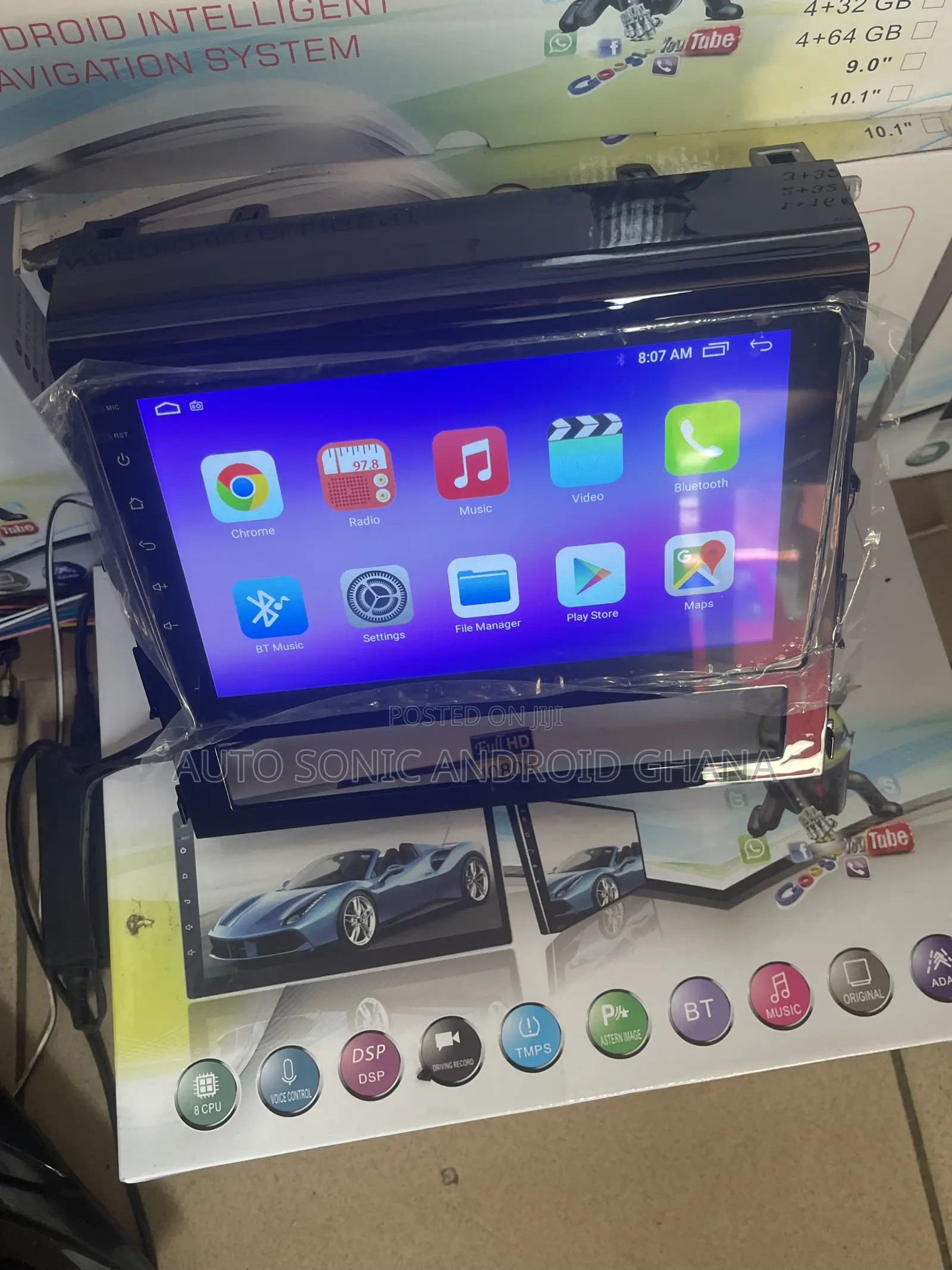 Toyota Land Cruiser 2016 Android Infotainment Upgrade Screen