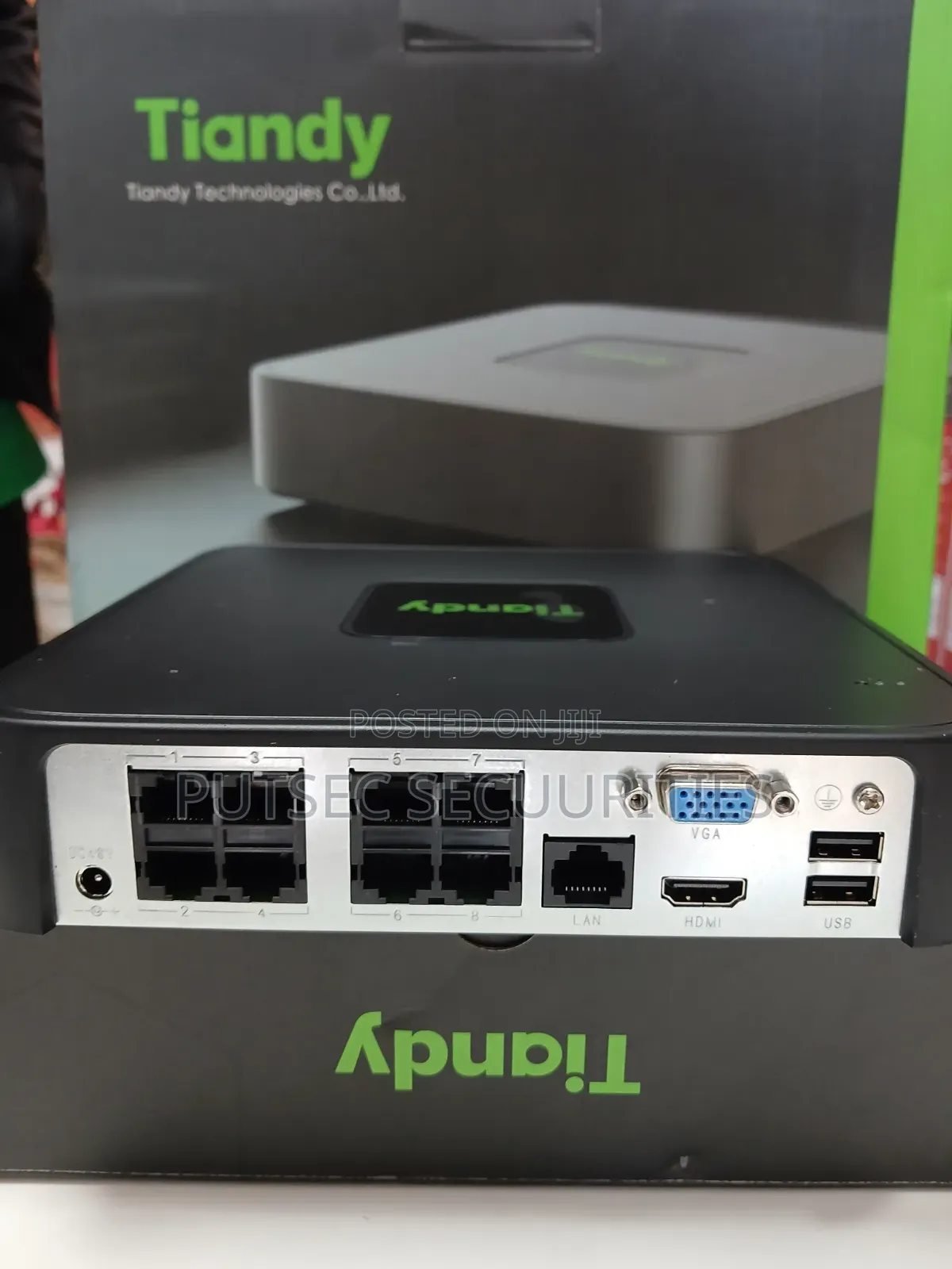 Tiandy 8 Channel NvR Poe