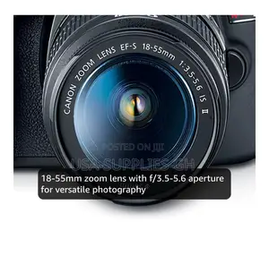 Canon EOS Rebel T7 DSLR Double Zoom Camera EF 75-300mm Lenses From USA