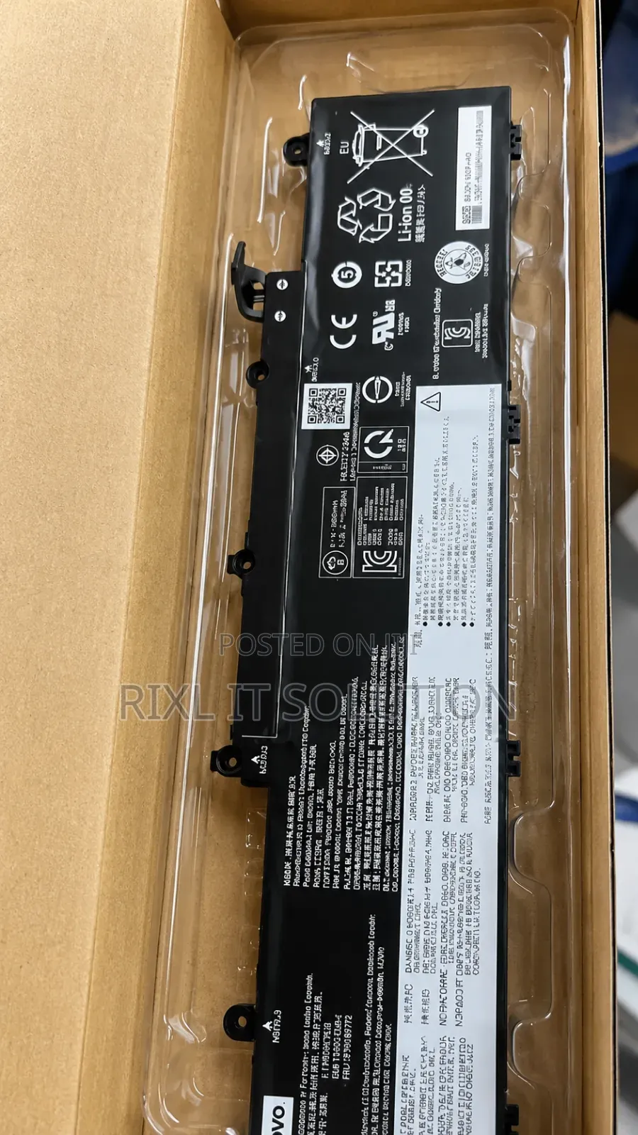Original Lenovo L19M3PD5 Battery for E14/E15 Gen 2 3 4 Laptop
