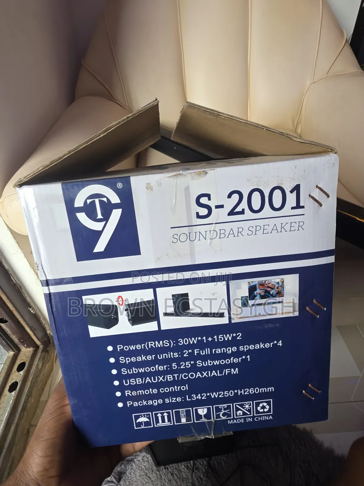 Original T9 Soundbar and Subwoofer