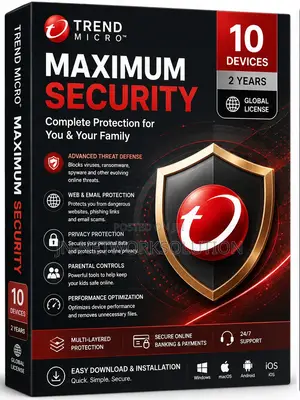 Trend Micro Maximum Security 10 Devices/ 2 Years (GLOBAL)