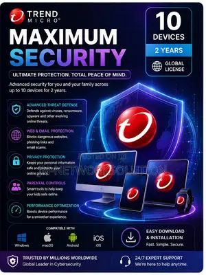 Trend Micro Maximum Security 10 Devices/ 2 Years (GLOBAL)