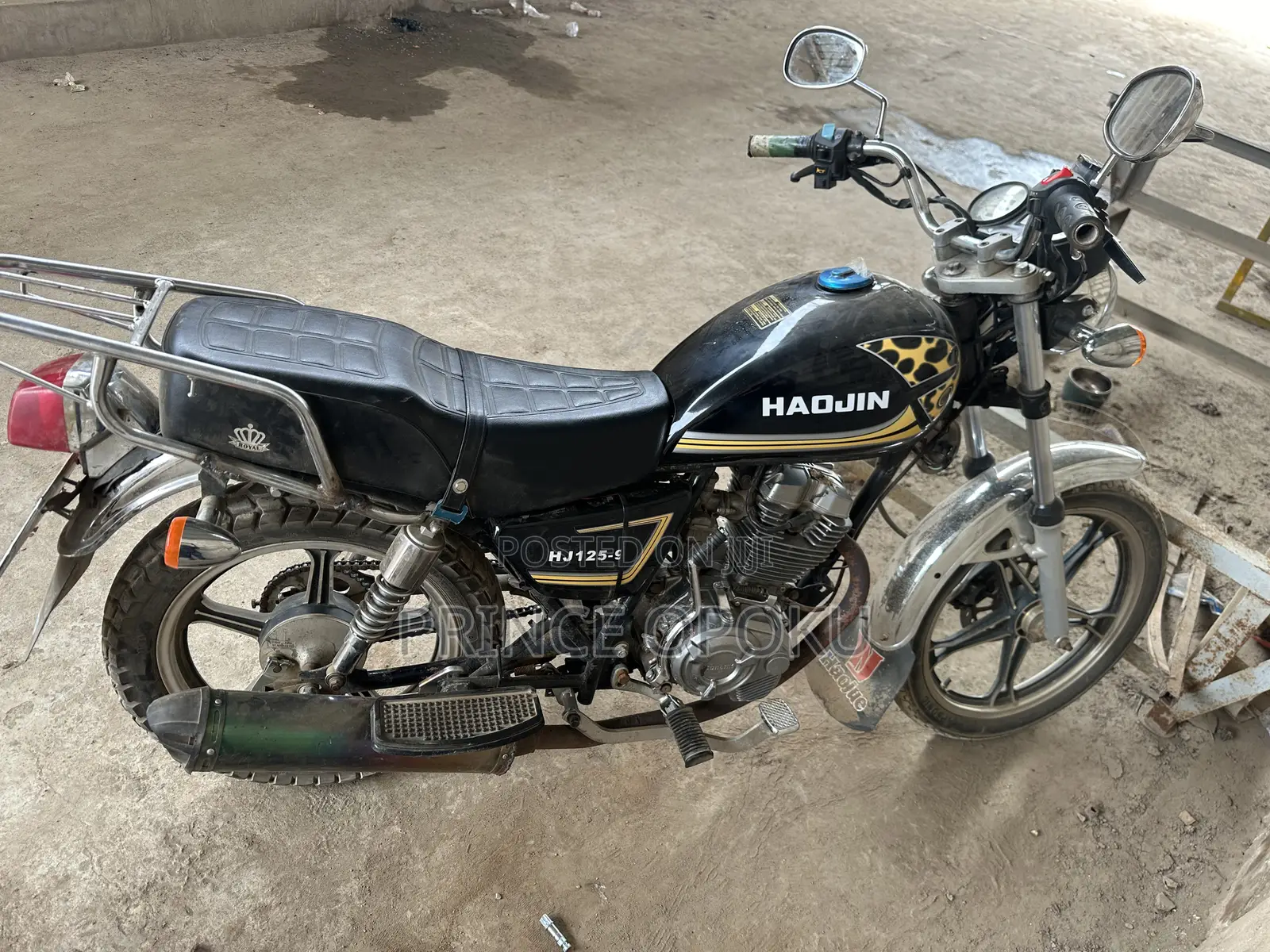Haojue HJ125-8K 2024 Black