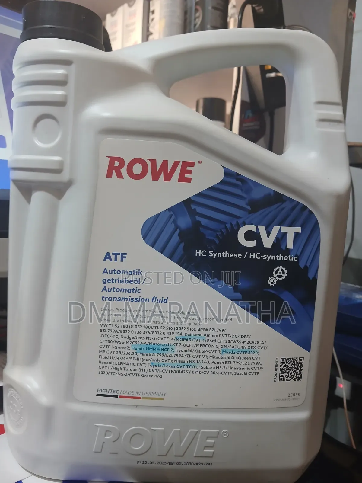 CVT Fluid 5l From Rowe Germany