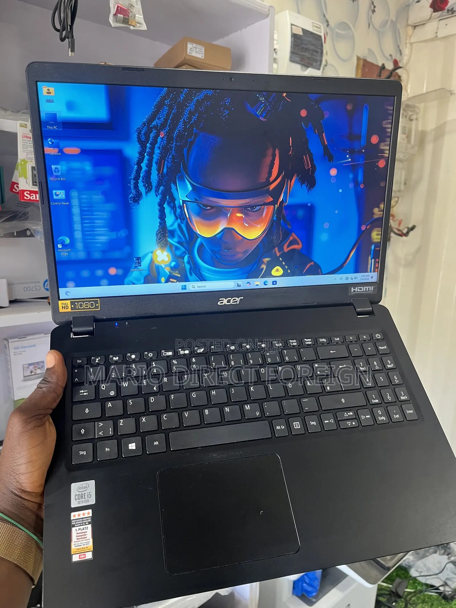 Laptop Acer Extensa 215 8GB Intel Core i5 SSD 256GB
