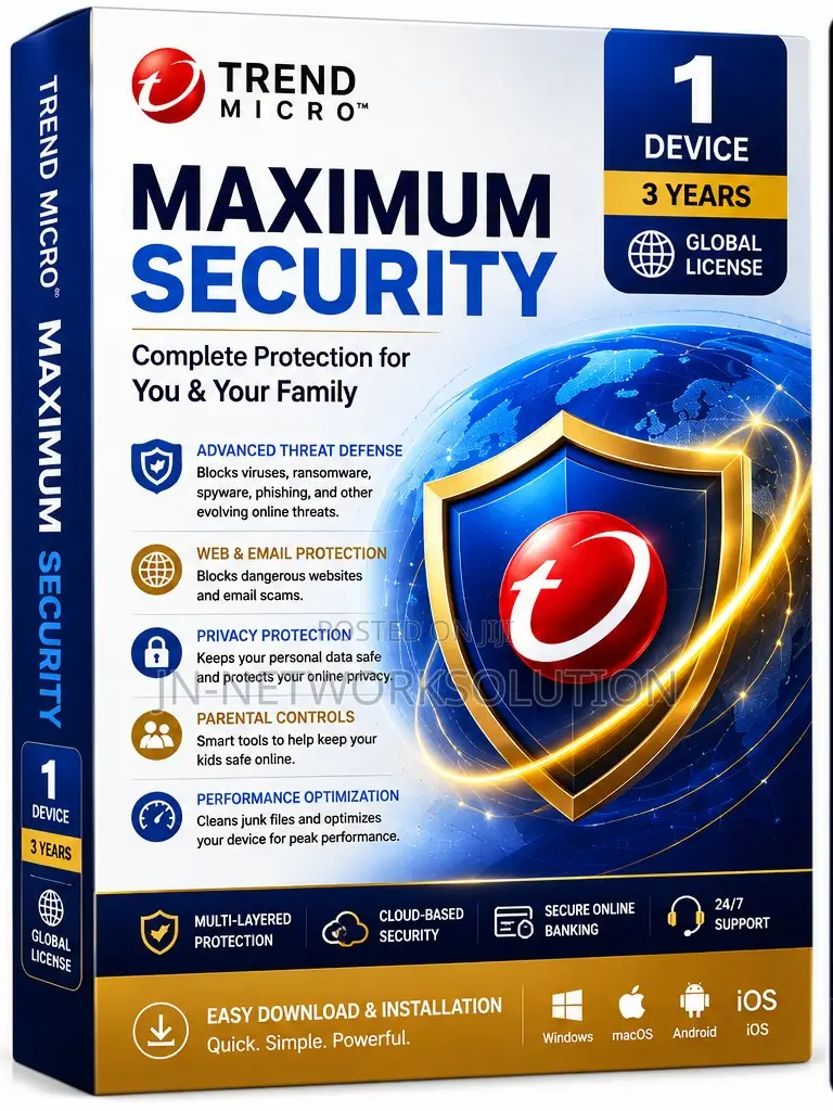 Trend Micro Maximum Security 1 Device/ 3 Years (GLOBAL)