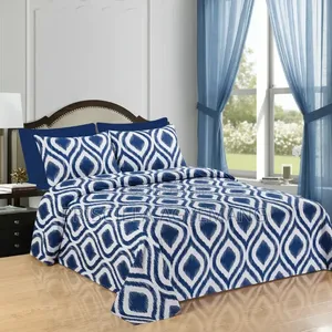 Beautiful King-Size Bed Sheet 6 in 1