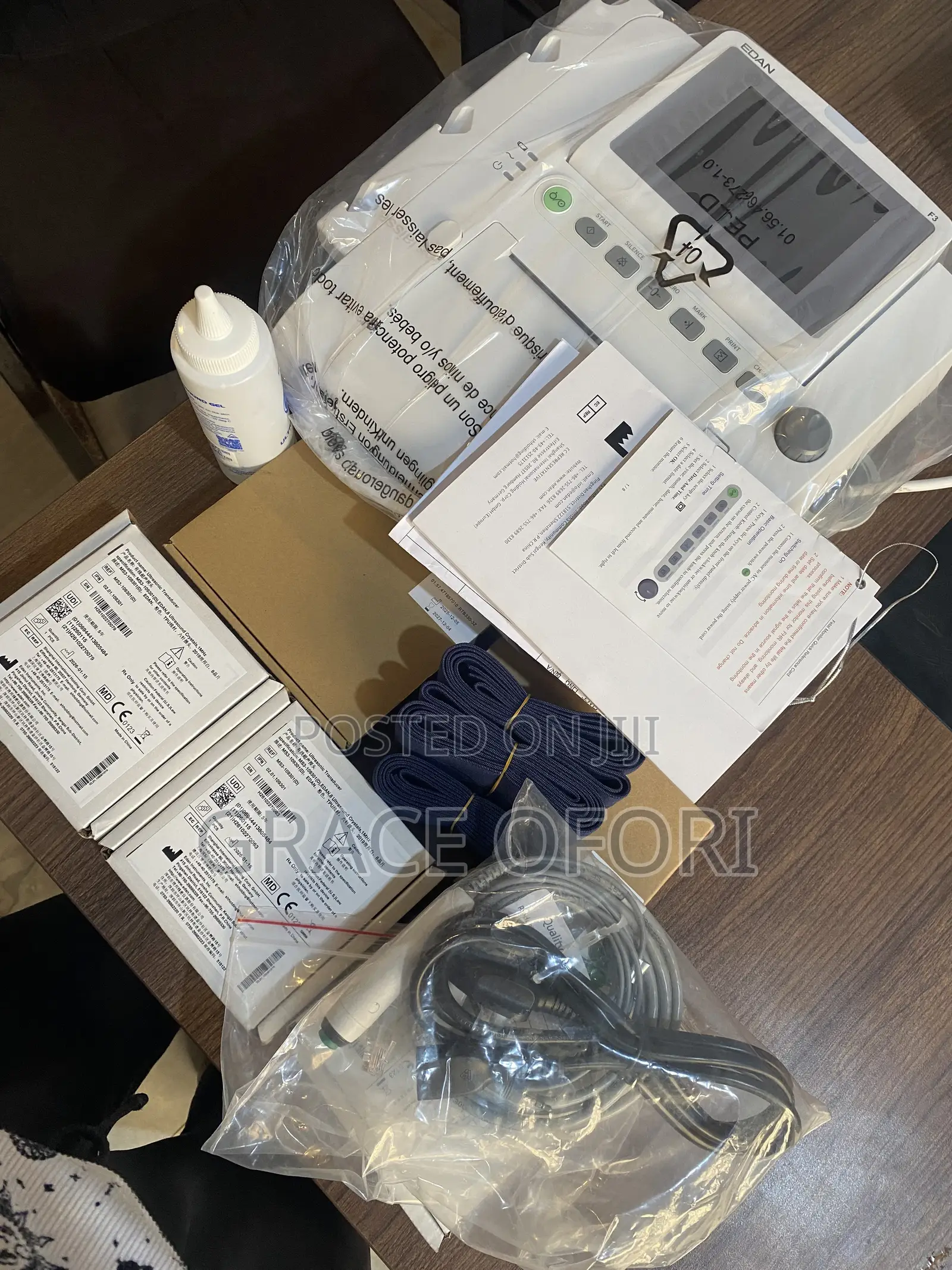 Edan F3 Fetal Monitor /CTG Machine With Accessories