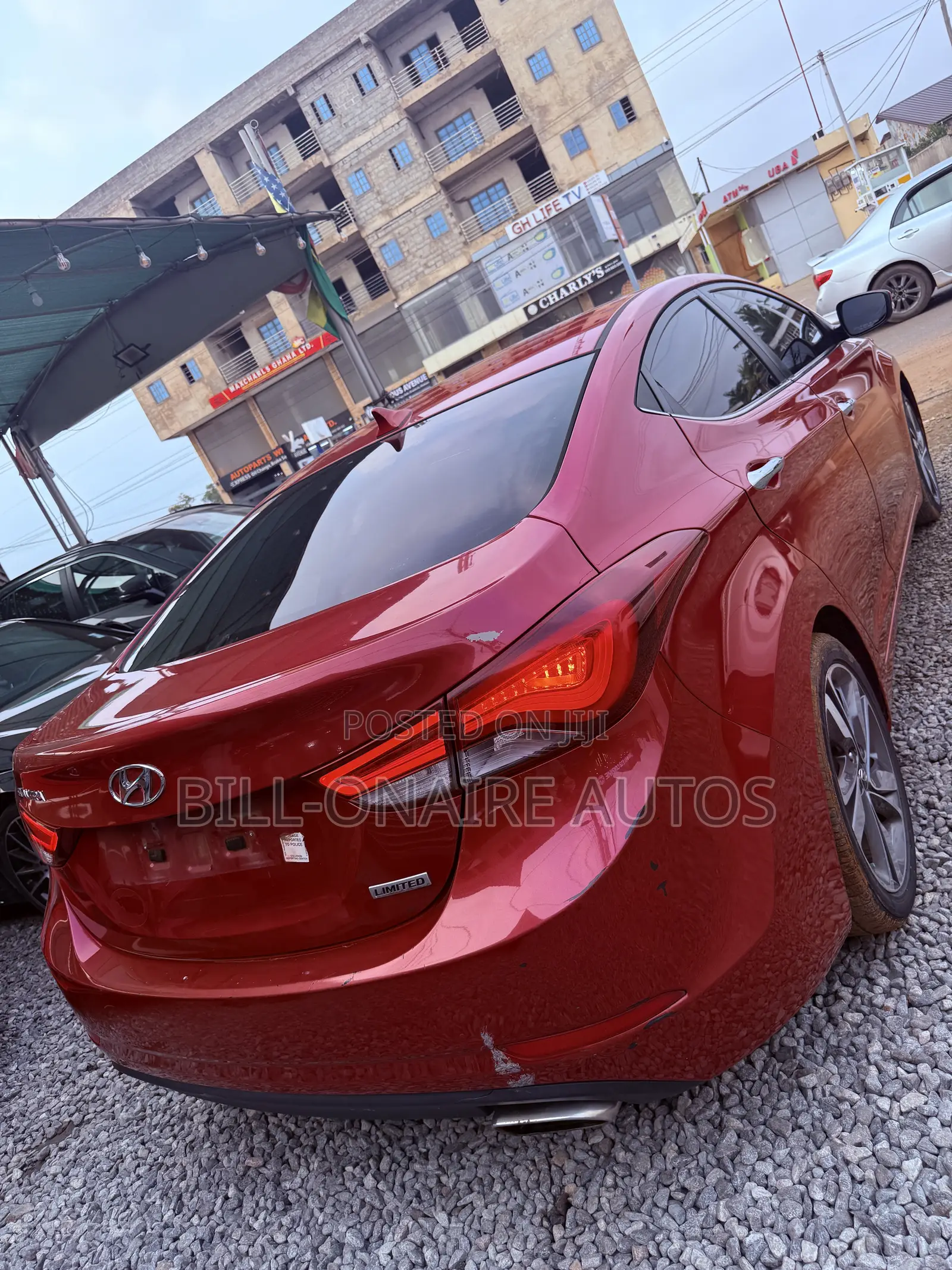 Hyundai Elantra Limited 4dr Sedan (1.8L 4cyl 6A) 2015 Red