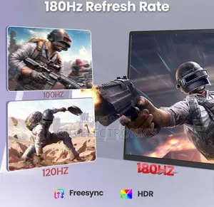 V2COM 23.8" 2. 180Hz Gaming Portable Monitor