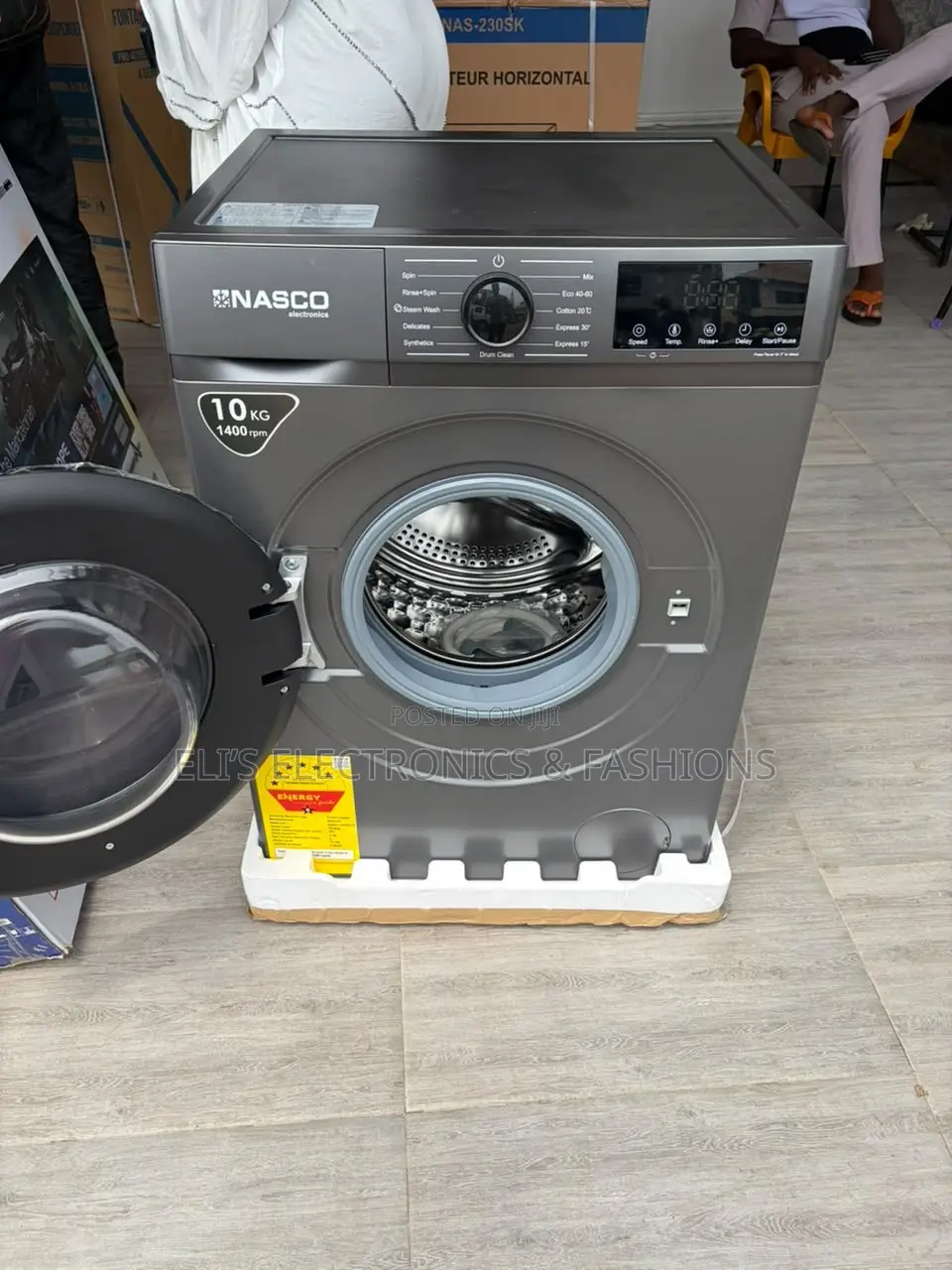 Nasco 10kg Full Automatic Front Load Washing Machine