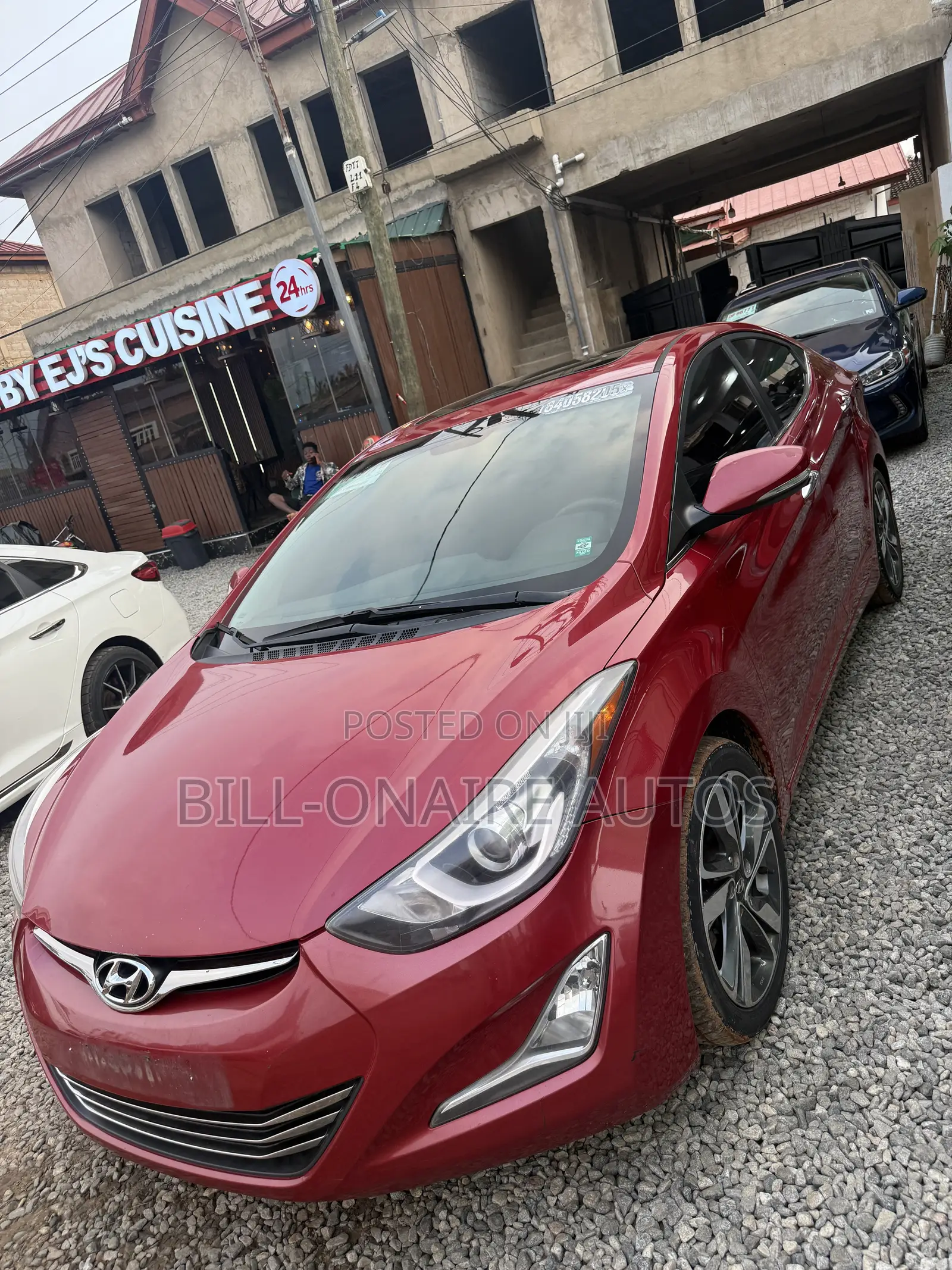 Hyundai Elantra Limited 4dr Sedan (1.8L 4cyl 6A) 2015 Red