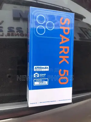 New Tecno Spark 50 128 GB Gray
