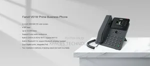 Fanvil Business Wifi IP Phone V61W With 4 SIP Lines and Color Screen