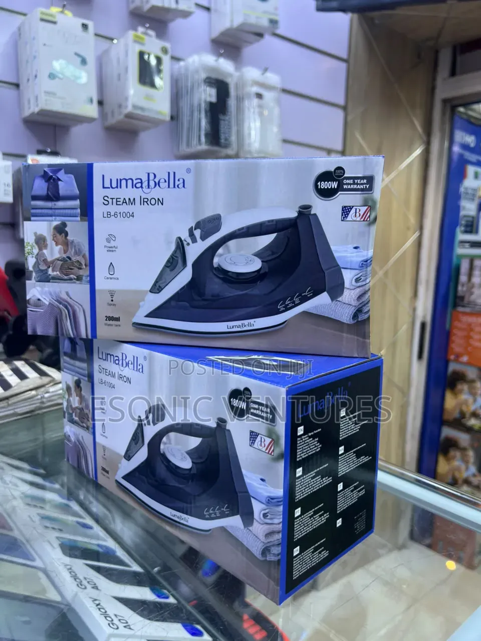 Luma Bella Steam Iron 200mL