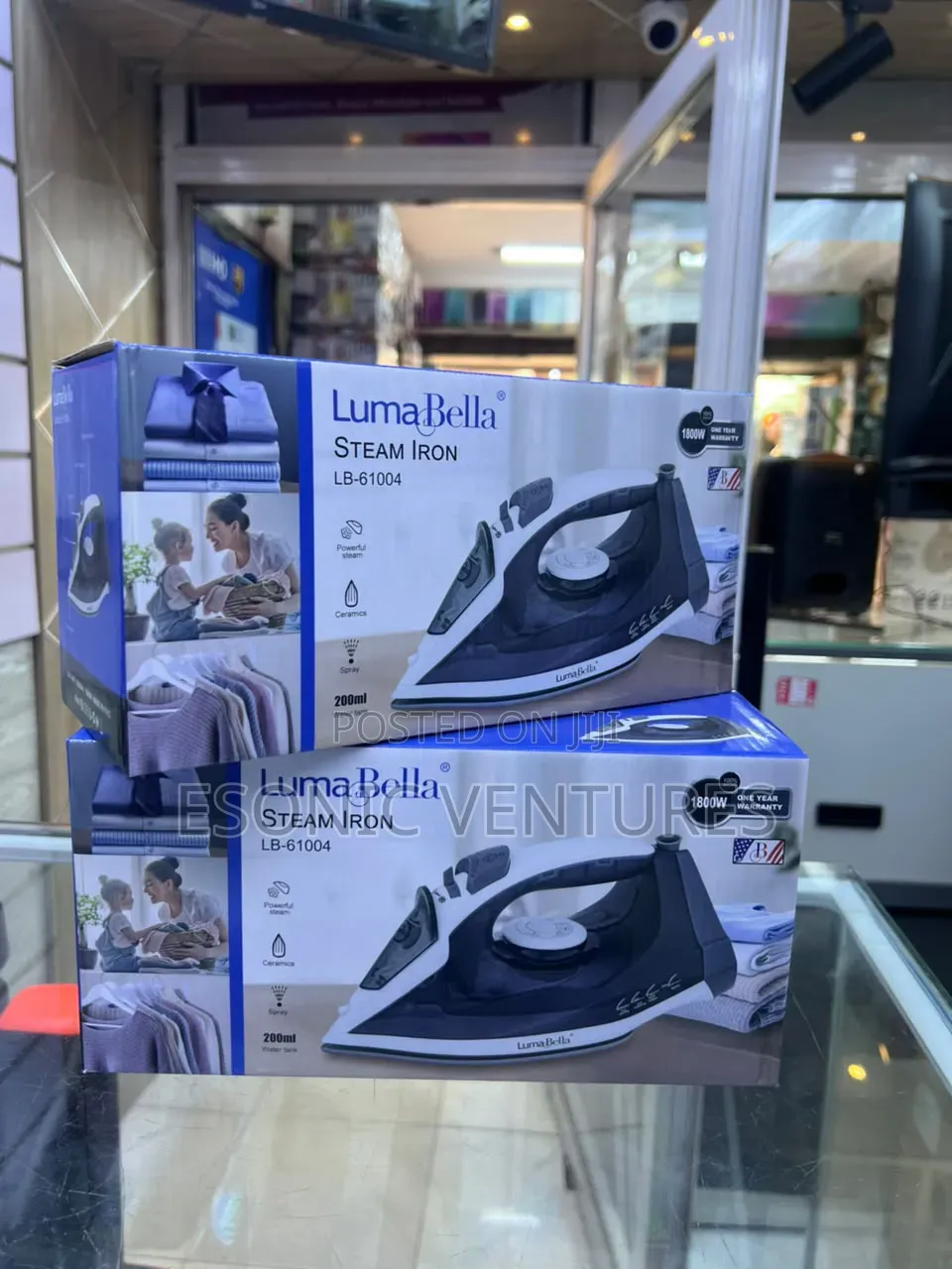 Luma Bella Steam Iron 200mL