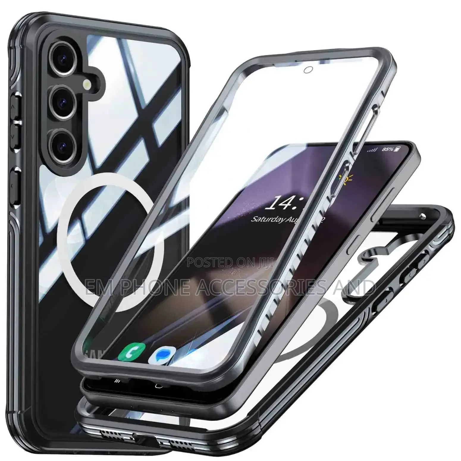 360 Degrees Case, Magsafe With Screen Protector, Wireless Charging.
