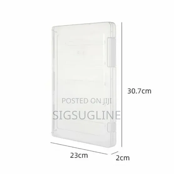 A4 File Plastic Case Storage