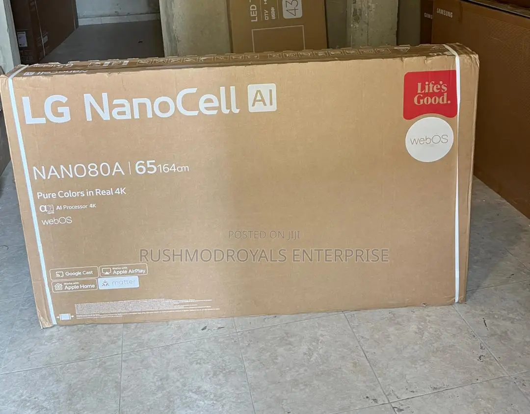 LG 65 Inch Nano80a Uhd Smart Led TV [2025] 65nano80a