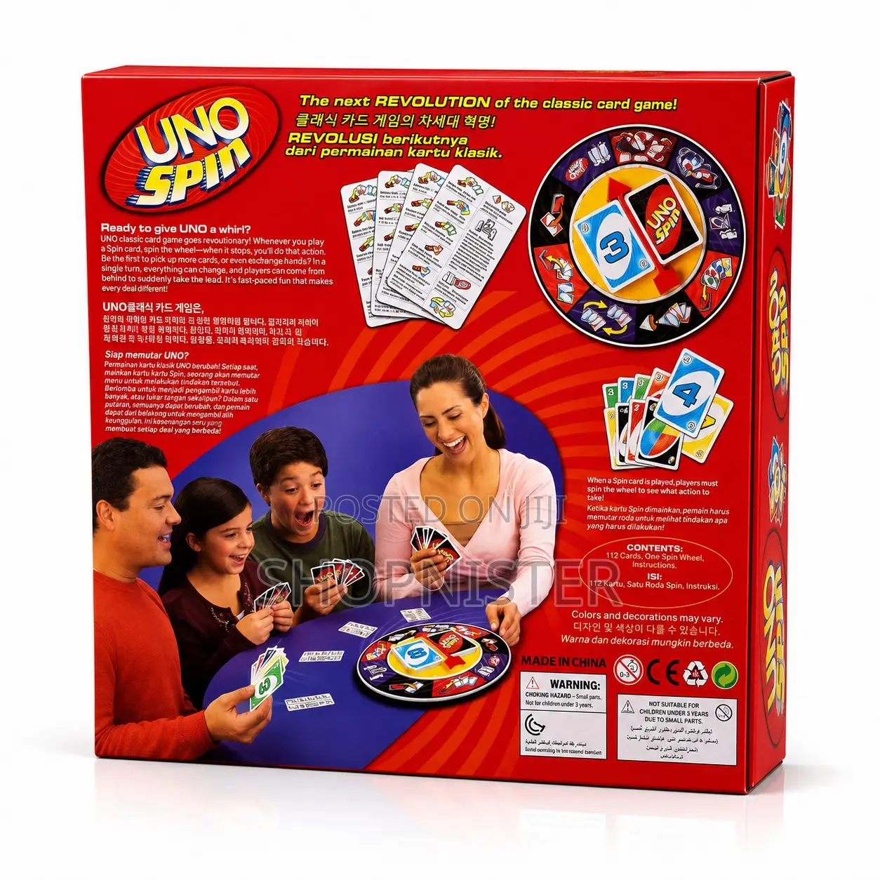 UNO Spin Family Card Game
