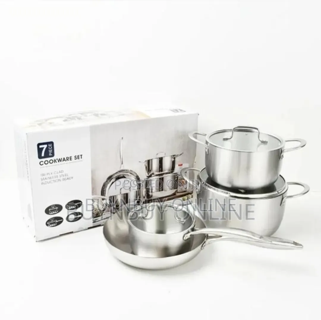 4 Piece Three Layer(Triply) Stainless Steel Cookware Set