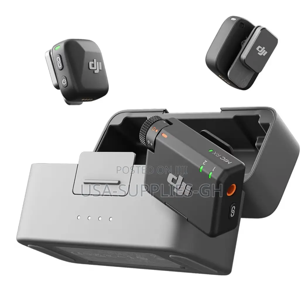 DJI Mic Mini (2 TX + 1 RX +Charging Case) Wireless Microphone From Usa
