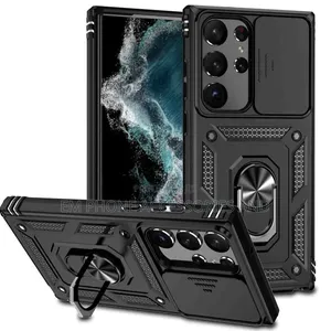Military-Grade Rugged, Shockproof Phone Cases, Stand Ring for Samsung