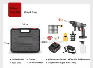 Portable 48VH Wireless Washing Machine for Car High Pressure Gun
