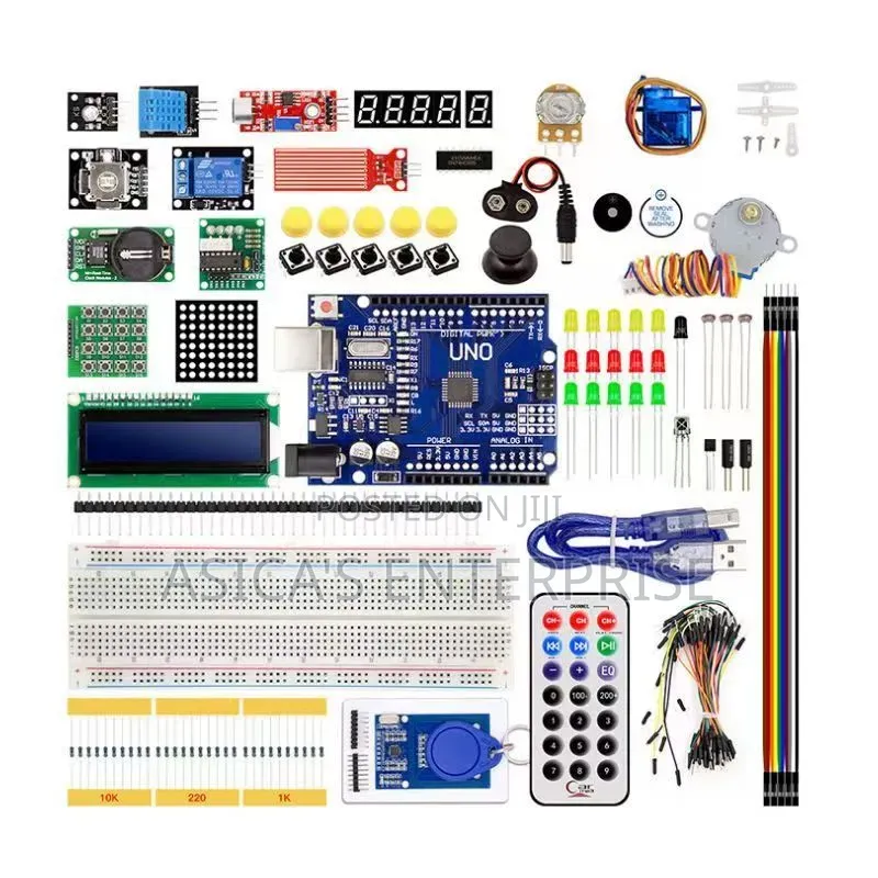 Arduino Uno R3 Starter Kit + Free Ultrasonic Sensor