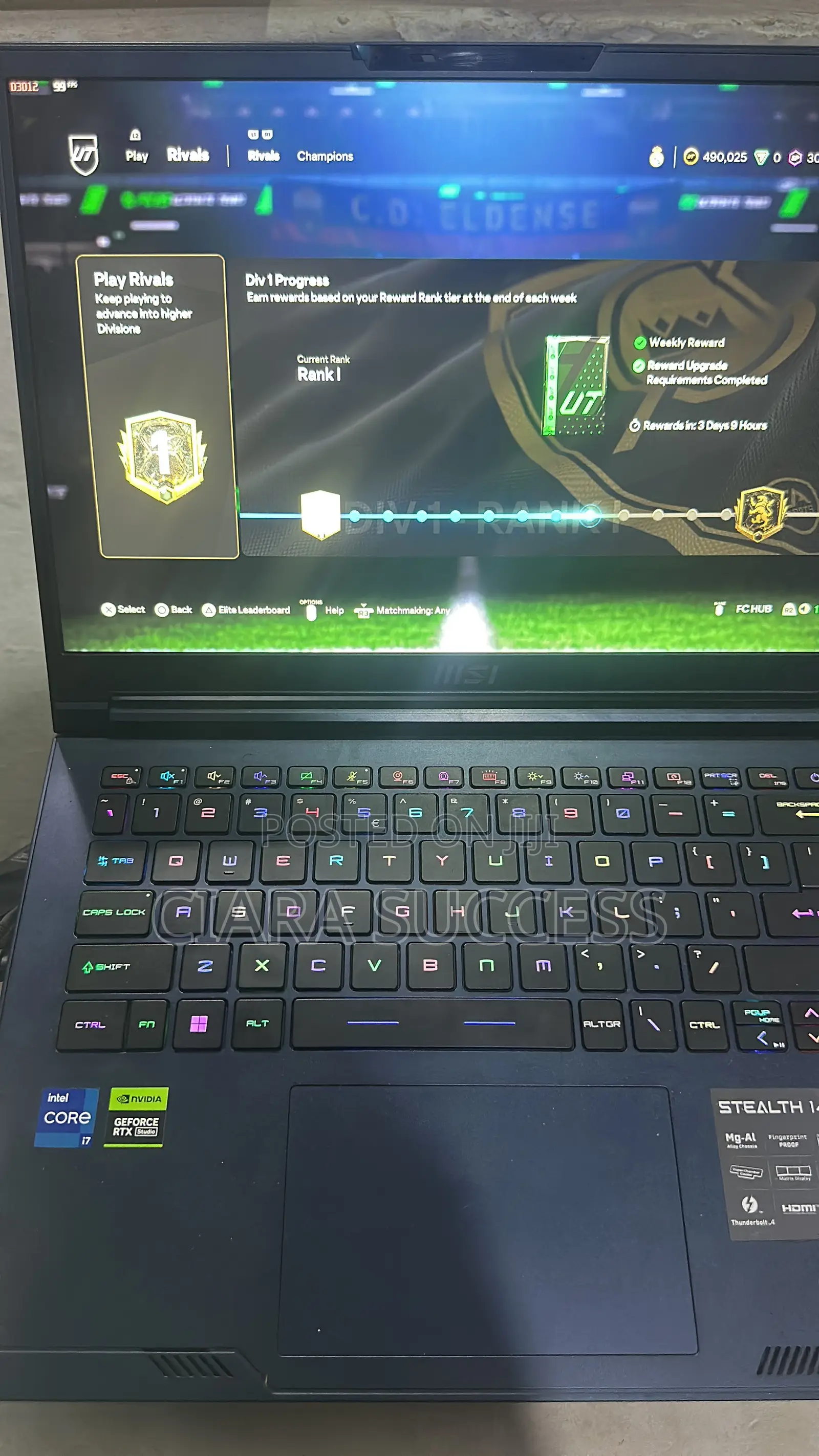 New Laptop MSI Stealth 14 Studio A13VF 16GB Intel Core i7 SSD 1T