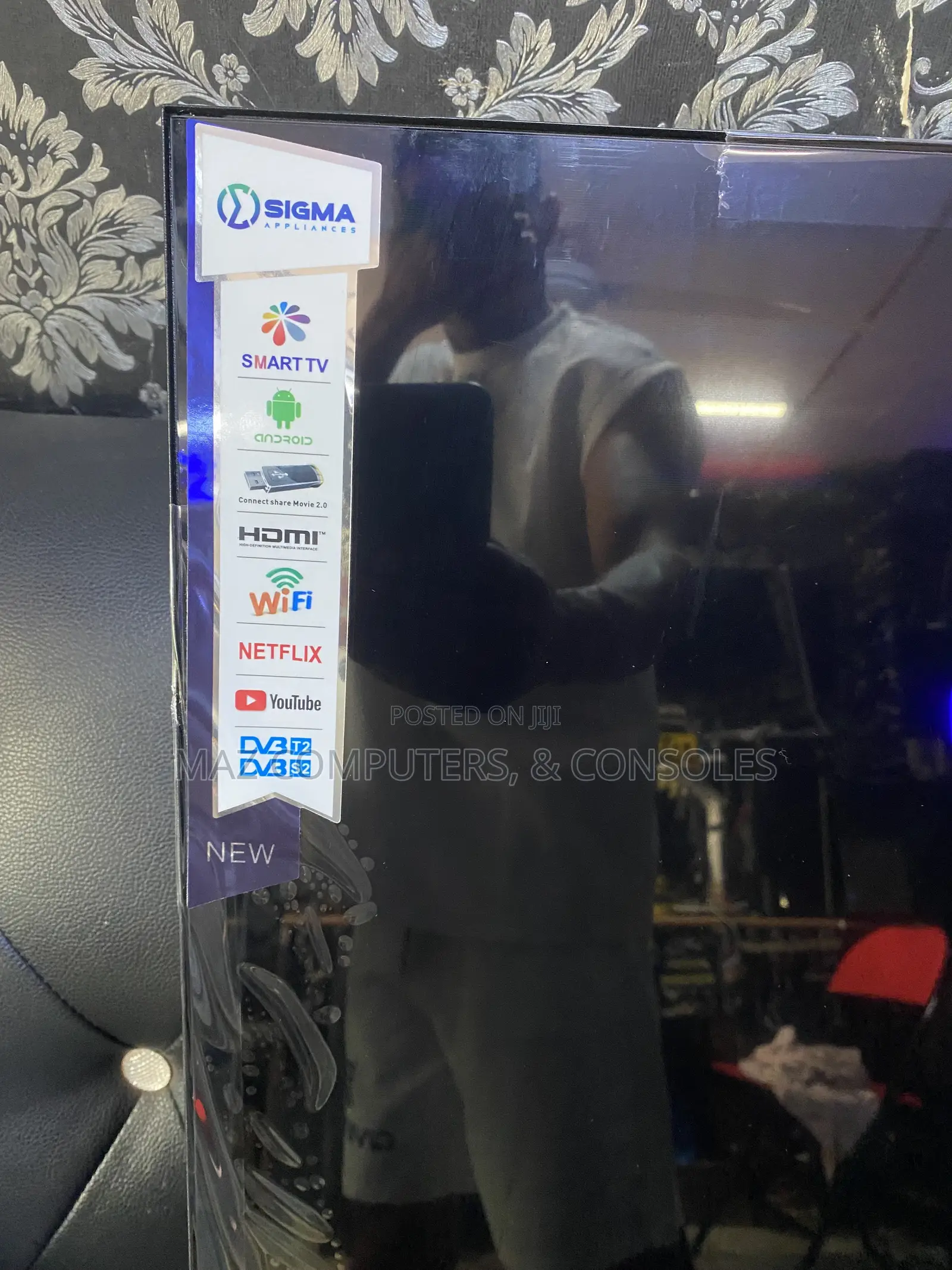 50 Inches Fully Digital Smart Frameless SIGMA TV