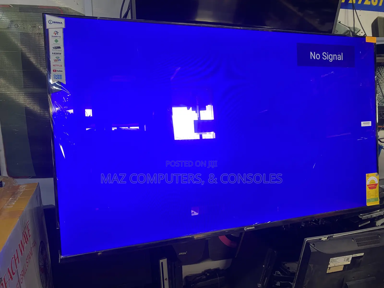 50 Inches Fully Digital Smart Frameless SIGMA TV