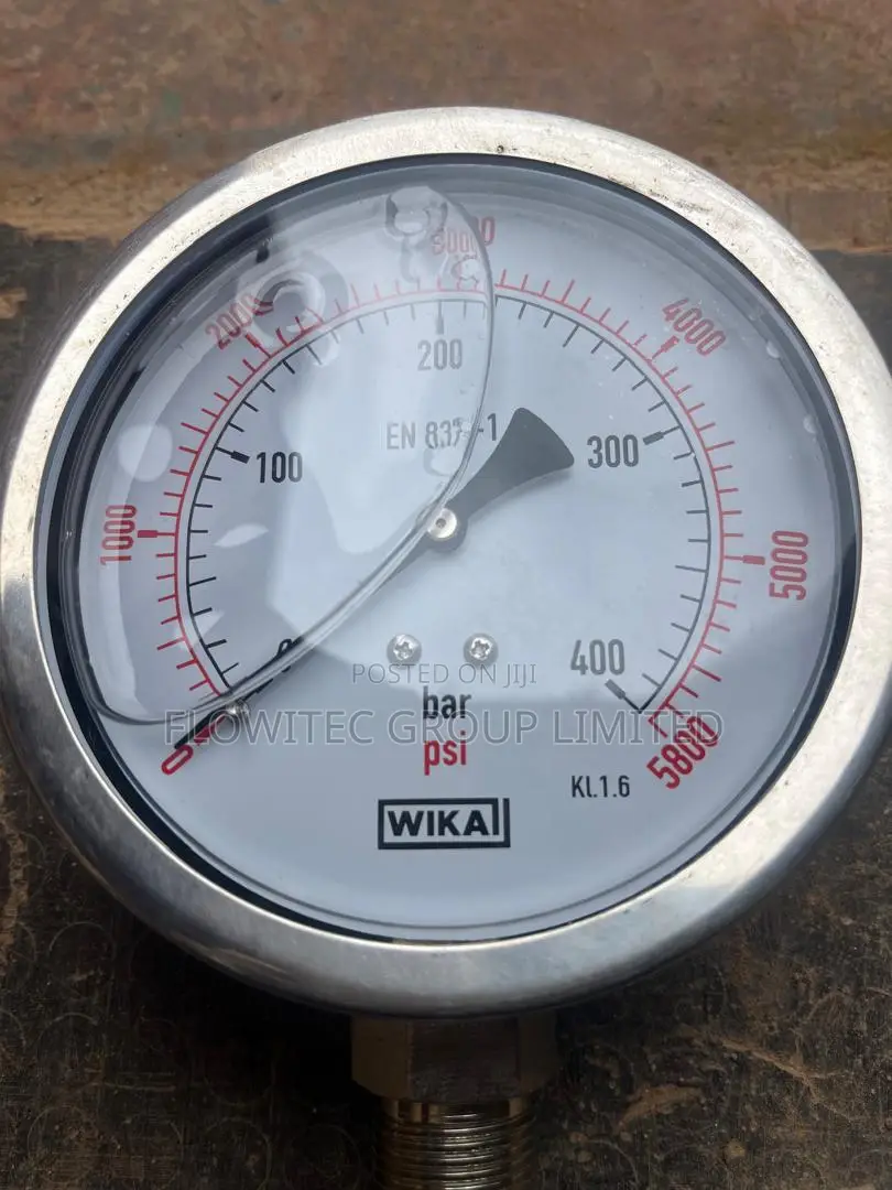 0 - 400 BAR / 0 - 5800 PSI Pressure Gauge