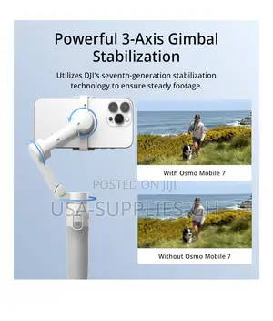 DJI Osmo Mobile 7 Smartphone Gimbal Stabilizer From USA