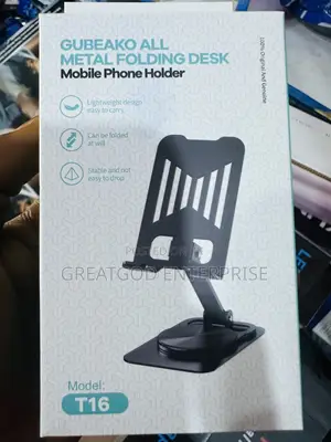 Gubeako All Metal Folding Desk Mobile Phone Holder