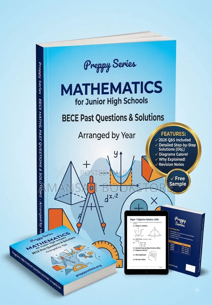 Preppy Series 2026 BECE Maths Past Questions and Solutions (PDF)