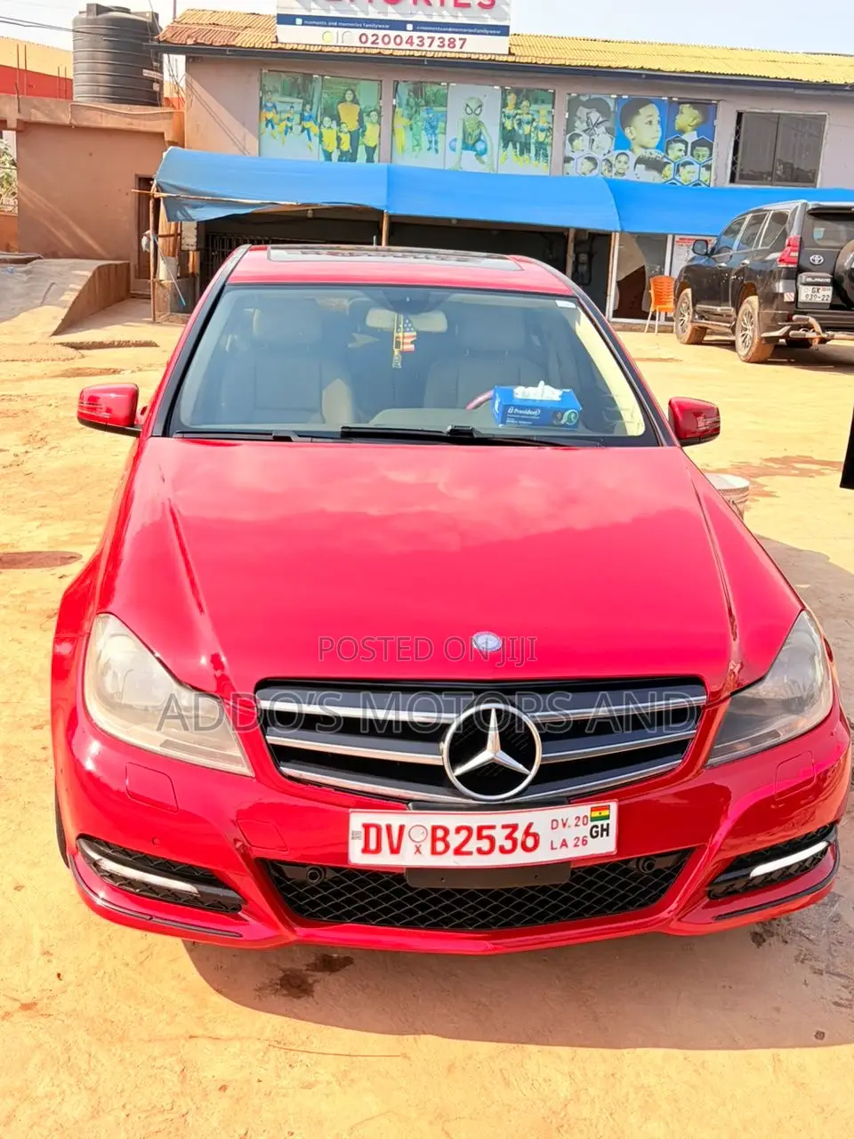 Mercedes-Benz C250 2014 Red
