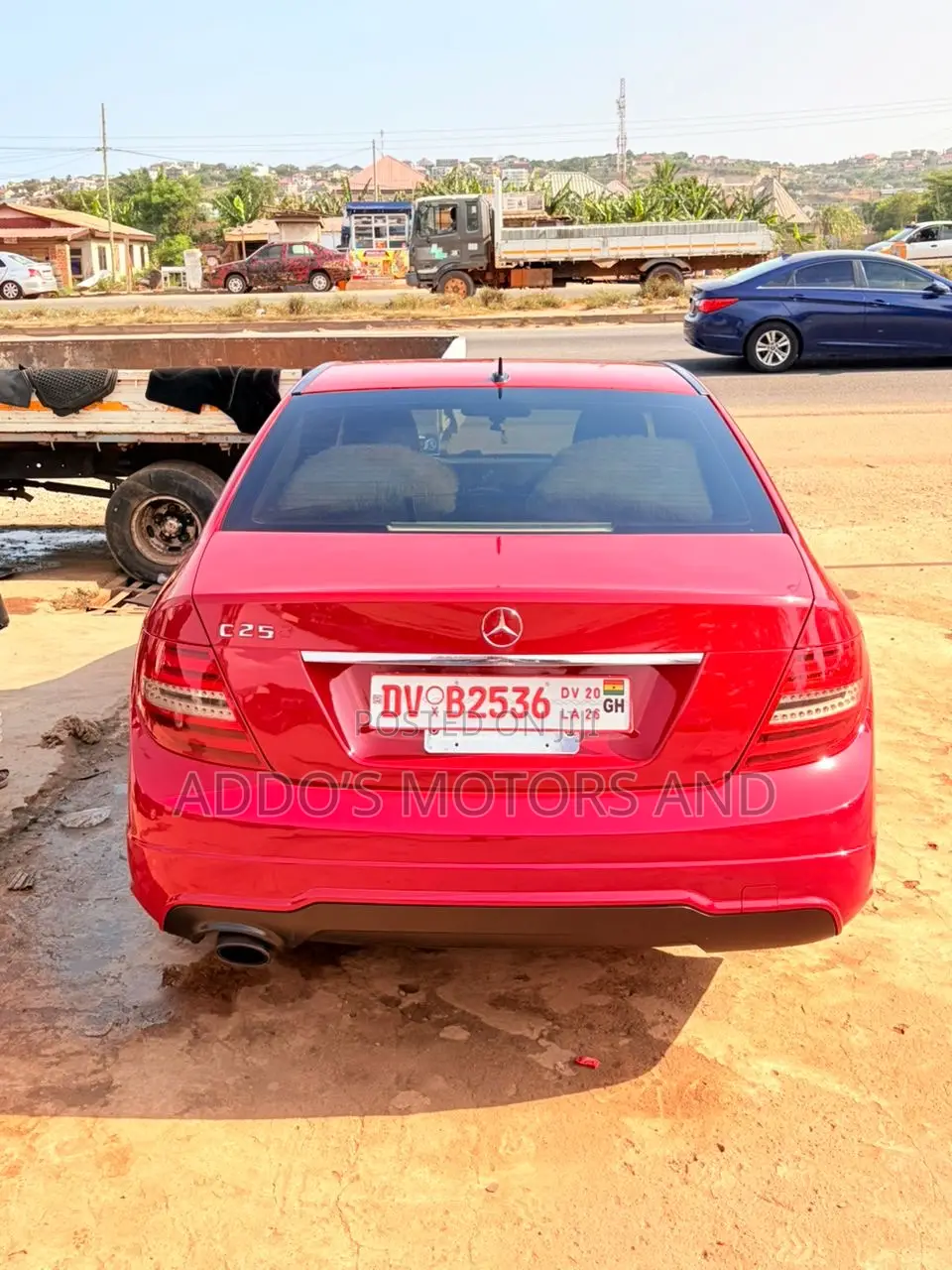 Mercedes-Benz C250 2014 Red