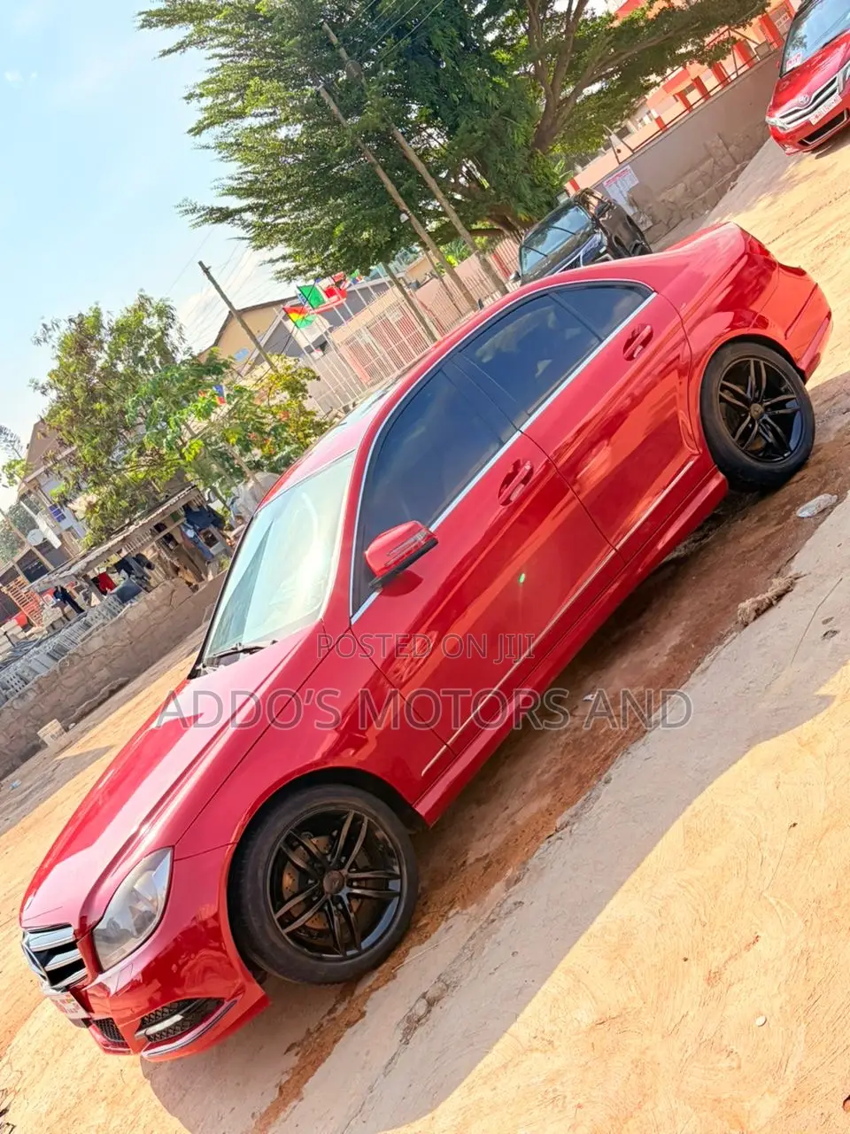Mercedes-Benz C250 2014 Red