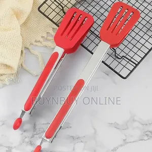 High Heat Silicone Cooking Tong Utensil in 9 Inch 12 Inch