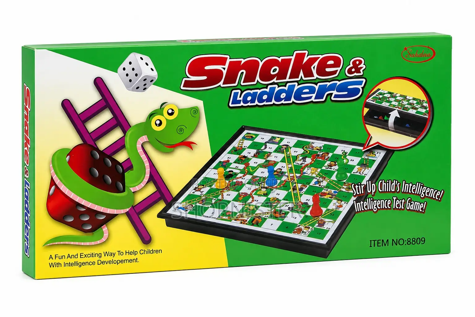 Classic Snake Ladders Board Game