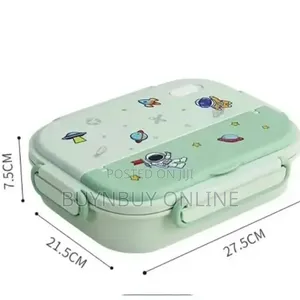 316 Food Grade Stainless Steel Bento Lunch Box With 5 Compartment