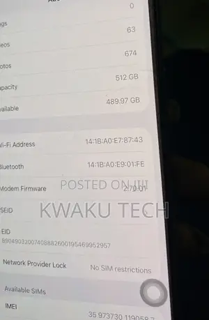 Apple iPhone 16 Pro Max 512 GB Graphite