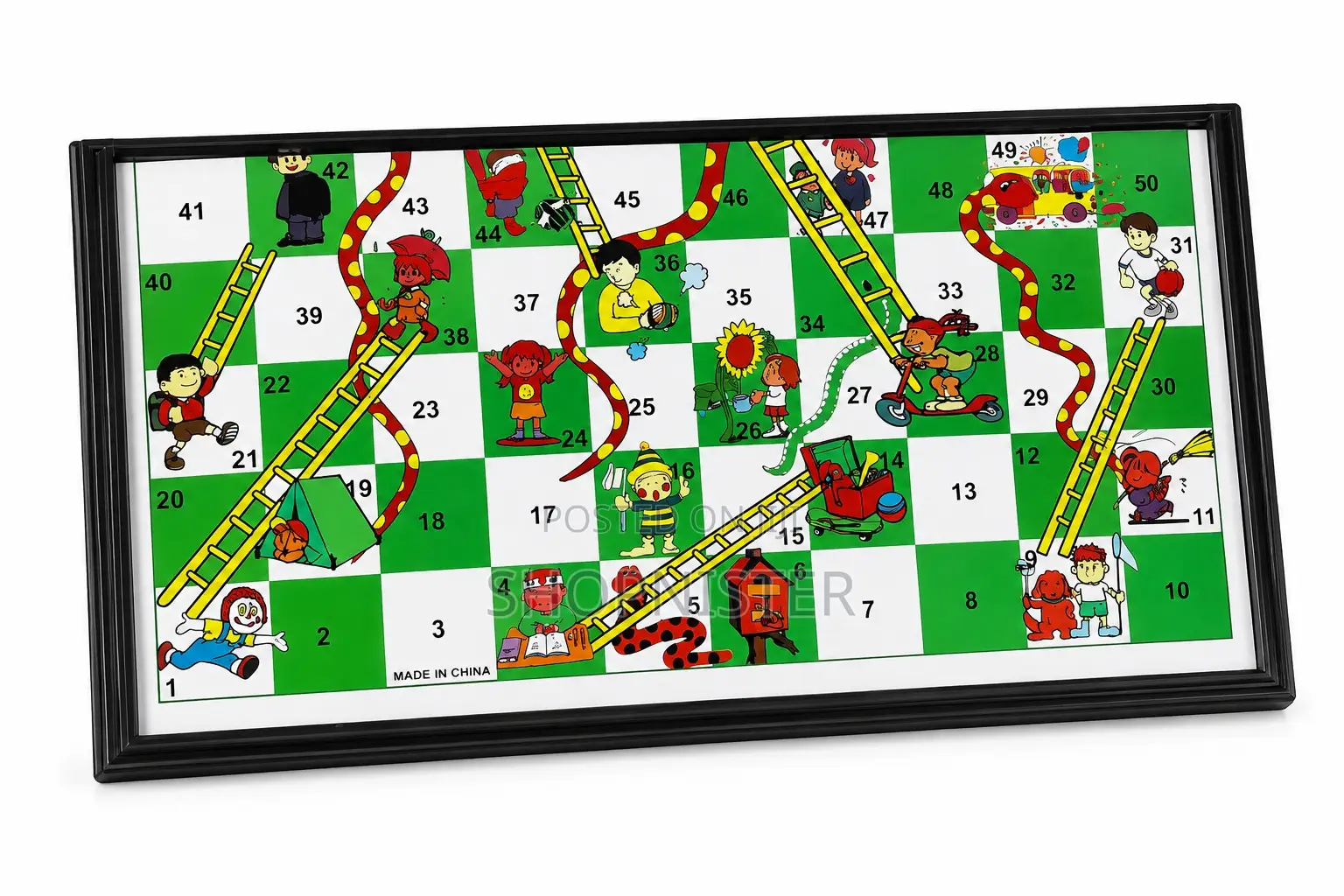 Classic Snake Ladders Board Game