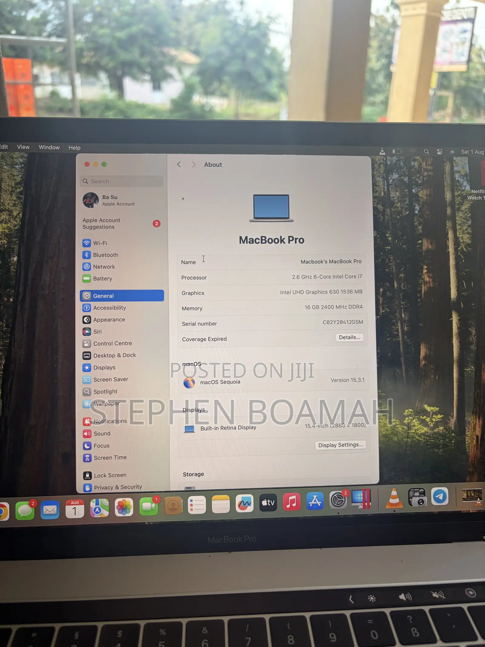 New Laptop Apple MacBook Pro 2019 16GB Intel Core i7 HDD+SSD 512GB
