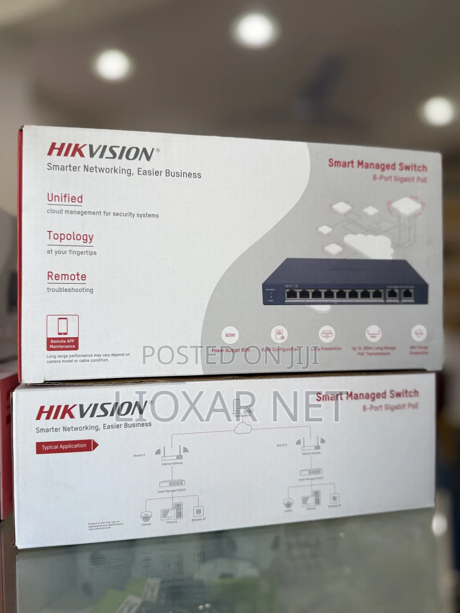 Hikvision DS-3E1510P-EI/M 8 Port Gigabit Smart POE Switch