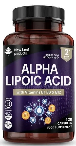 Alpha Lipoic Acid Complex With Vitamin B12,B6 Thiamine 600mg ALA