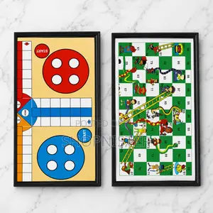 Combo 2-in-1 Ludo Snake Ladders Board Game