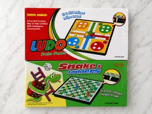 Combo 2-in-1 Ludo Snake Ladders Board Game